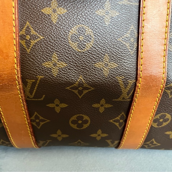 LOUIS VUITTON Monogram Keepall 55 Boston Bag M41424 LV Auth 44552 - Picture 9 of 16